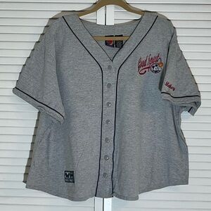 Vintage Mickey Mouse Women’s Button Down Short Size 22W/24W